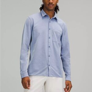 Lululemon Men’s Commission Long-Sleeve Shirt Oxford in Harbor Blue size Large